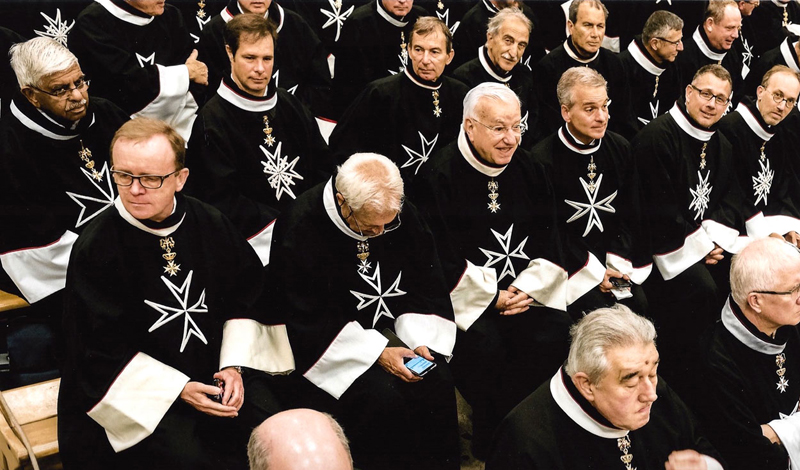 Ordre de Malte de Monaco - Pèlerinage à Lourdes - Les Chevaliers